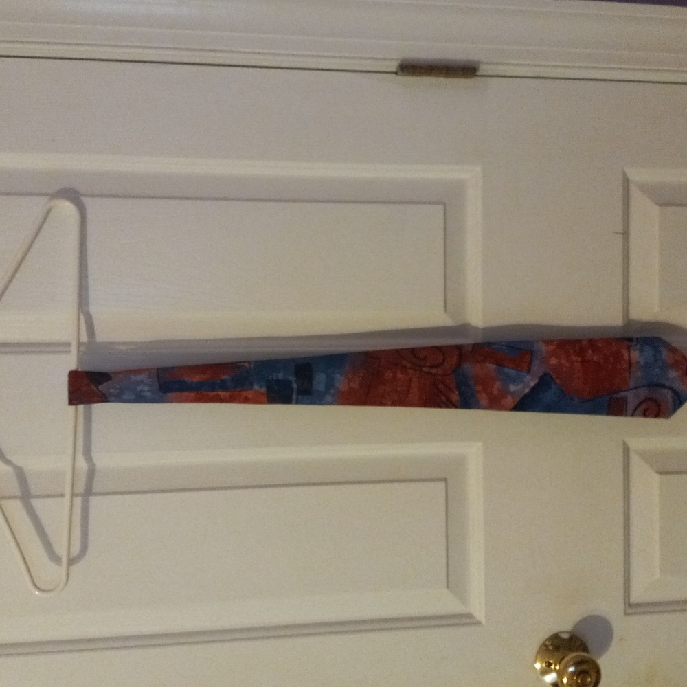 Johnny Carson abstract tie